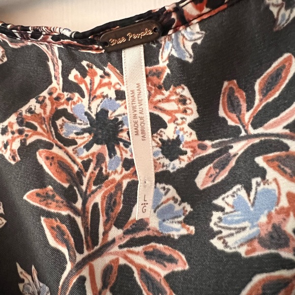 Free people floral long sleeve top - Picture 8 of 11